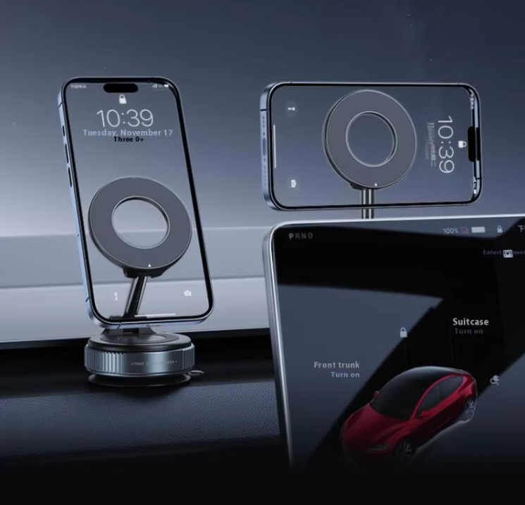 Vacuum Magnetic Phone Holder